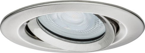 Paulmann Nova LED Einbauleuchte in Silber, dimmbar, IP65, Einbautiefe: 9 cm - Bild 1