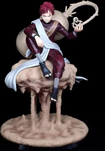 Bandai Naruto Gaara Kazekage Kampfversion, Puppe, 22cm, Kunststoff - Bild 1