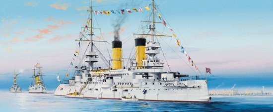 Trumpeter Russian Navy Tsesarevich Battleship 1904, Modellbau, 1:350 - Bild 1