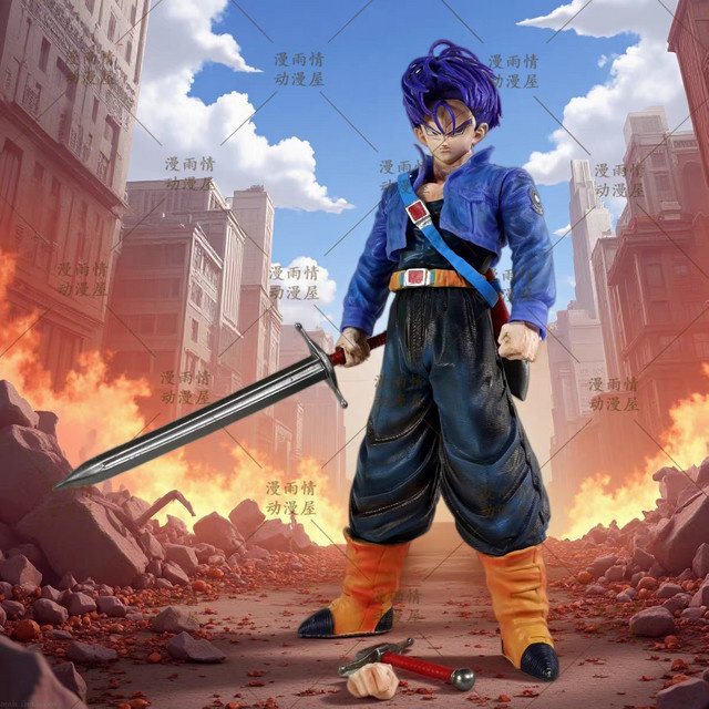 Bandai Dragon Ball Z Super Saiyan Trunks, Anime-Figur, PVC-Modell Statue - Bild 1