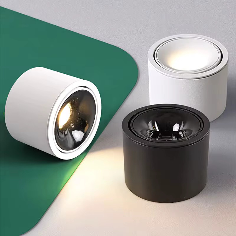 Teetealy LED-Aufbau-Downlights in Weiß, ultradünne moderne Deckenleuchten für Wohnzimmer, Schlafzimmer und Arbeitszimmer - Bild 3