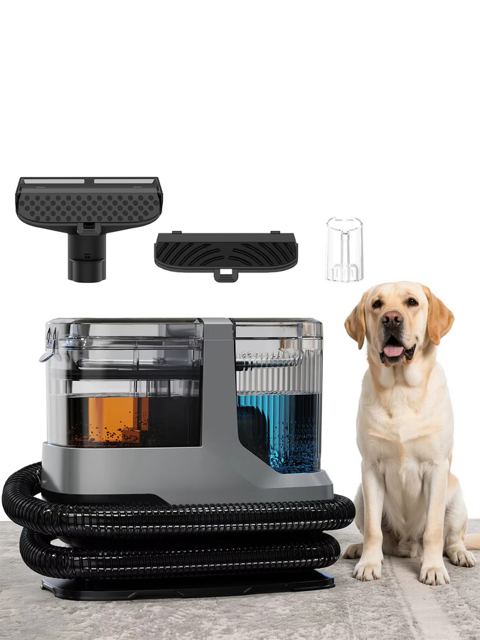 OMESER C688A Teppichreiniger-Maschine mit 600 W und 17 kPa Saugkraft für Tiefenreinigung von Teppichen, Sofas und Autositzen - Bild 7