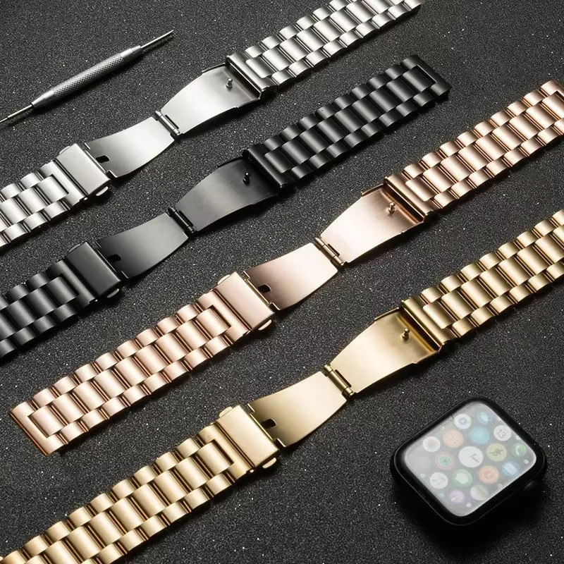 Uhrenarmband Edelstahl, Silber, Unisex - Bild 3