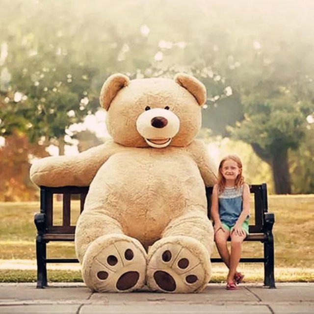 Binchi Keji Travel Teddybär Bärenhaut Mantel, ab 12 Jahre, Braun - Bild 1