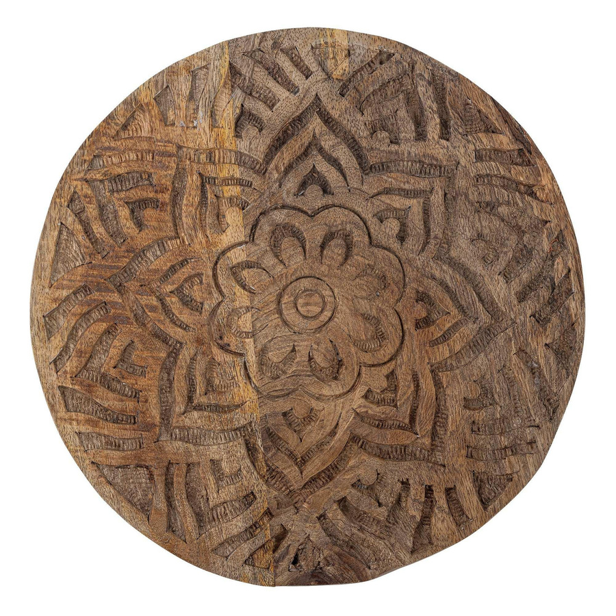 Bloomingville Tablett Ragusa aus Mango Holz in Braun, rund, Durchmesser: 29 cm - Bild 1