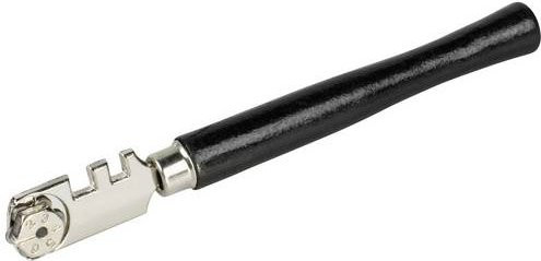 Wolfcraft 4108000 Standard-Glasschneider in Schwarz - Bild 1
