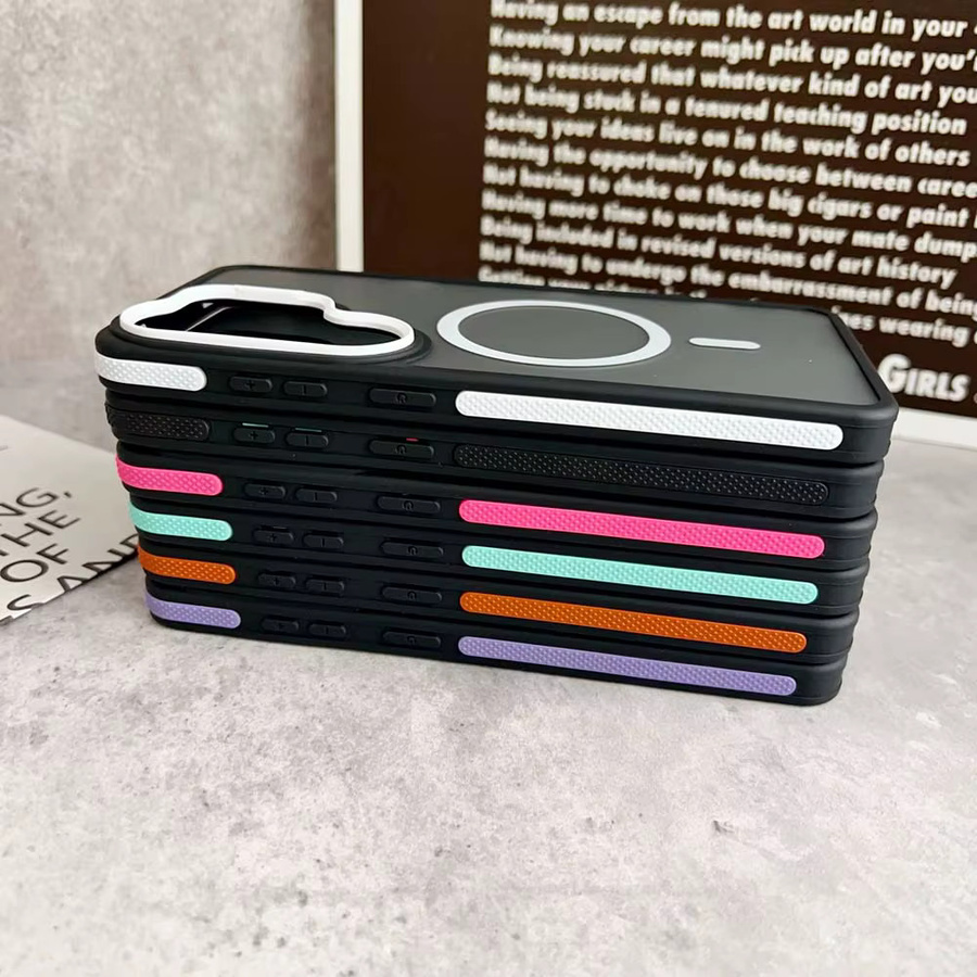 Magnetische Magsafe Schutzhülle aus mattiertem PC für Samsung Galaxy S26 S25 S24 S23 Ultra Plus FE A37 A57 in Grün - Bild 5