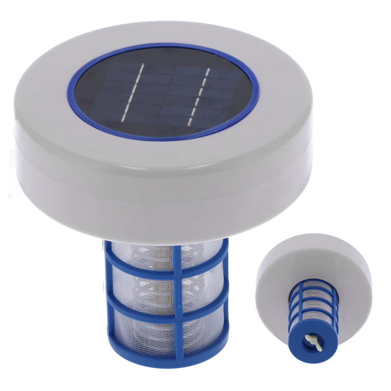 Solarbetriebener Pool Ionisator mit Silber-Ionen zur Reinigung von Schwimmbad, Spa und Brunnen in Weiß - Bild 2
