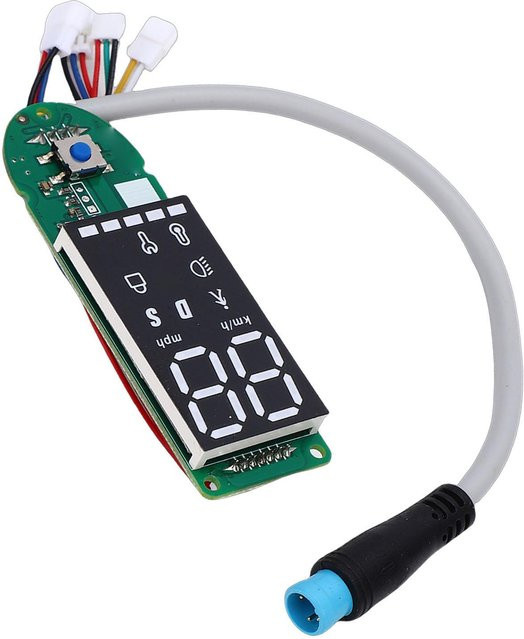 Igeteck Ersatz-Leiterplatte für Elektro-Scooter-Dashboard mit doppelter Handbremse und blauem Stecker - Bild 1