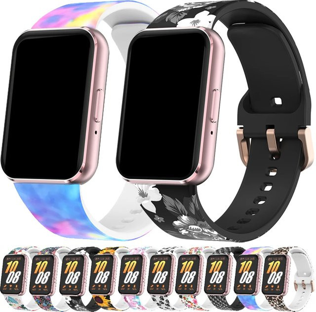 Uhrenarmband Silikon, Bunt, Unisex, Samsung Galaxy Fit 3 - Bild 1