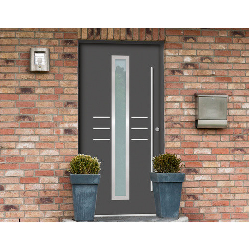 Splendoor Sicherheitshaustür OMIS Prime RC2 aus Aluminium in Anthrazit mit Glaseinsatz, B/T/H: 110 x 66 x 210 cm - Bild 3