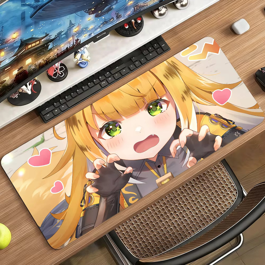 Game ZZZ Jufufu Mauspad Multicolor rutschfeste Gamer-Schreibtischunterlage für Laptop und Büro - Bild 5