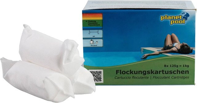 Planet Pool Flockungskartuschen, Weiß, 1 kg - Bild 1