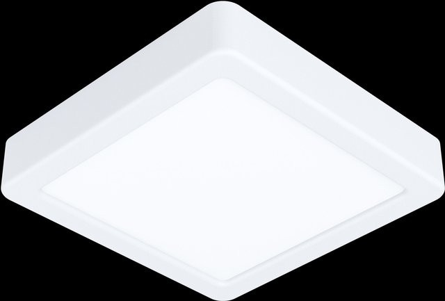 Eglo LED Aufbauleuchte Fueva eckig in Weiß mit neutralweißem Licht - Bild 1