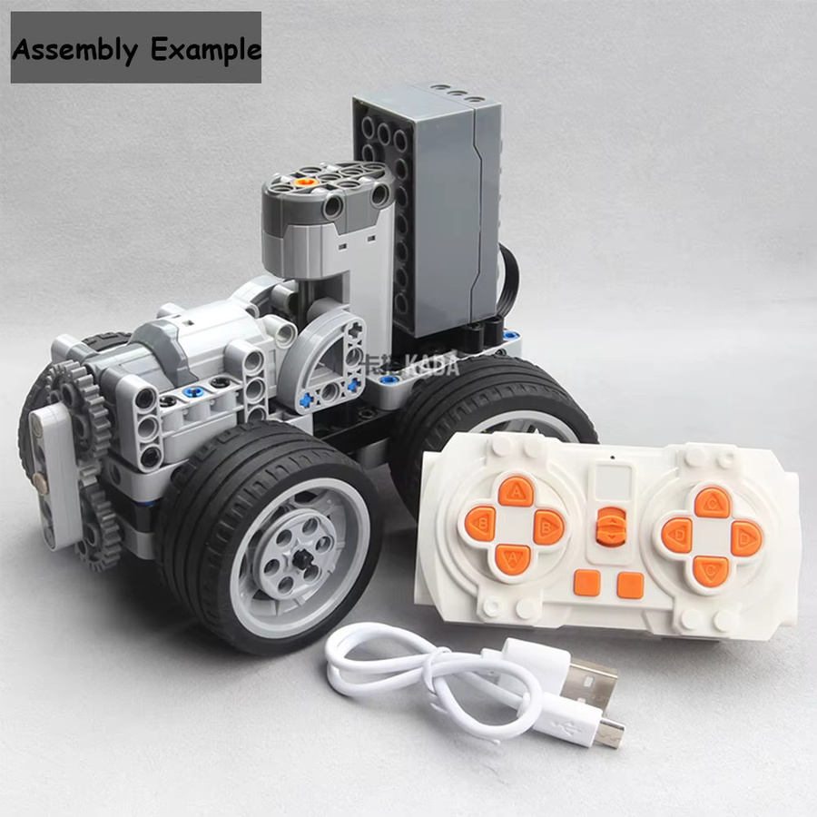 wishiot MOC-Basic-Car-Chassis, Bausteine, Kunststoff, Mehrfarbig - Bild 4