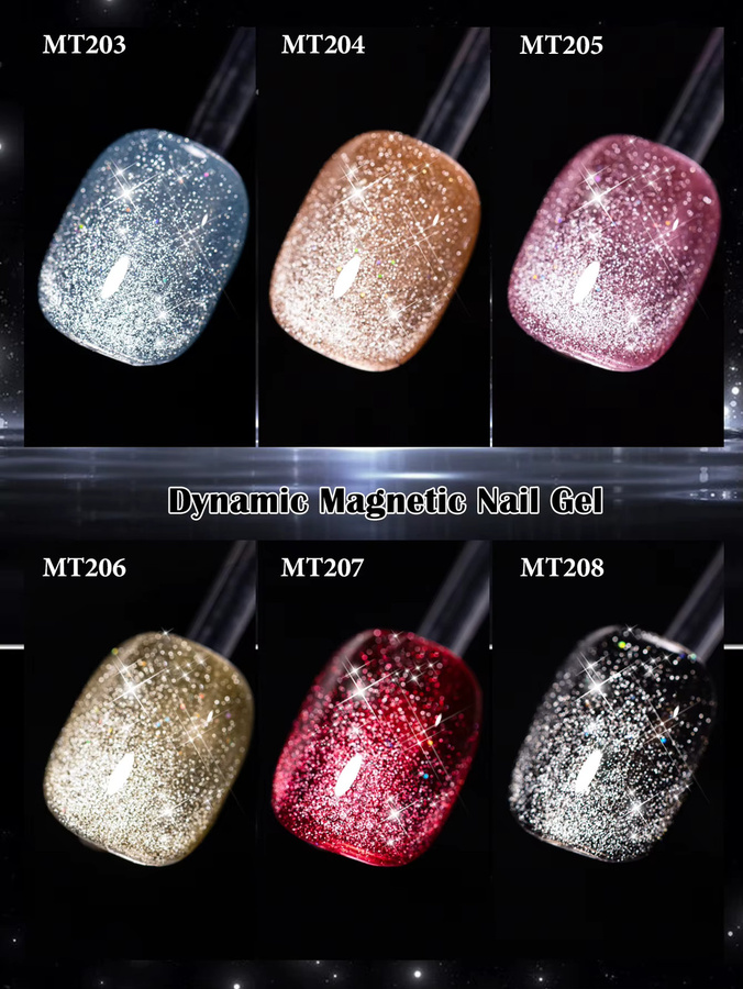 MTSSII Dynamic Magnetic Gel Nagellack, Glitzer, 7 ml - Bild 4