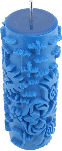 Meterk Dekorative Texturrolle mit Gummimuster für Wand, Möbel und Decken in Blau und Grau - Bild 1