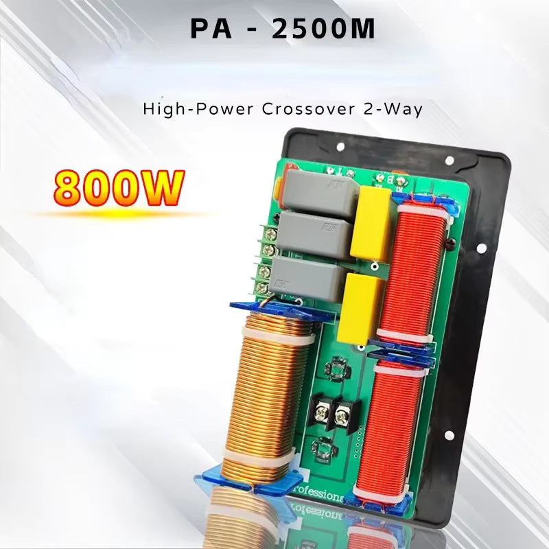 PXSW 800 W 2-Wege Hifi Frequenzweiche für Lautsprecher DIY mit Höhen- und Bassfilter - Bild 2