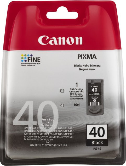 Canon Tintenpatrone PG-40 Schwarz für Inkjet-Drucker - Bild 3