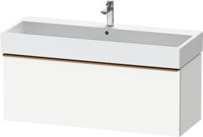 Duravit Waschtischunterschrank D-Neo, wandhängend, Weiß glänzend, B/T/H: 118,4 x 44,2 x 44,0 cm - Bild 1