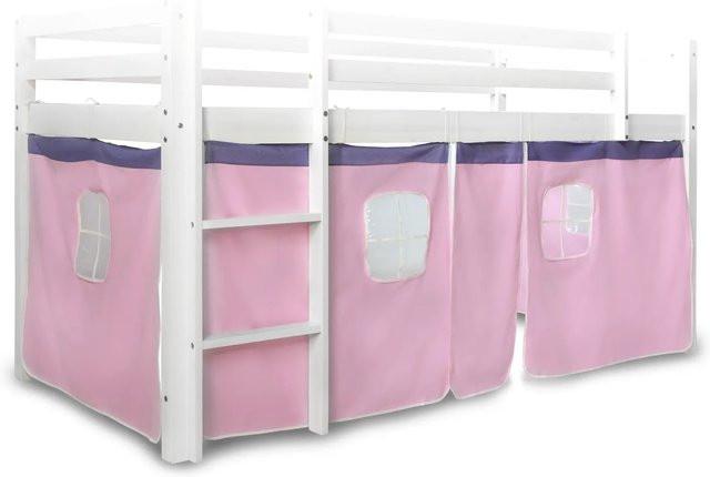 Homestyle4u Bettumrandung Rosa für Kinderhochbett - Bild 1