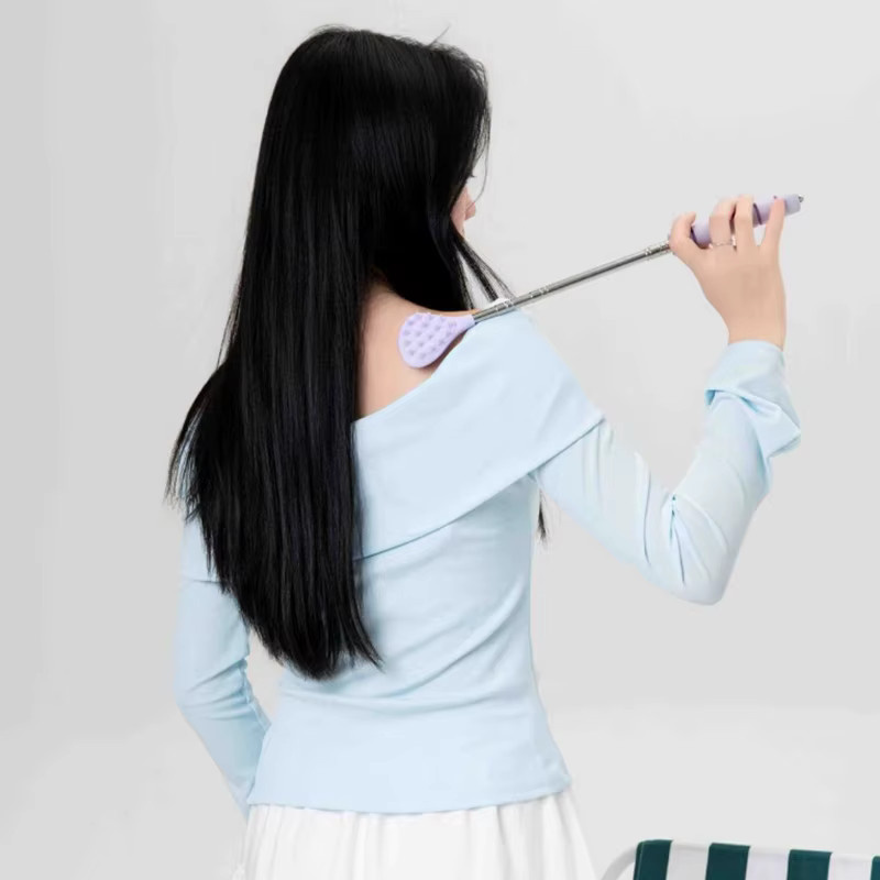 KuZHEN Ausziehbarer Kaktus-Rückenkratzer, Unisex - Bild 2