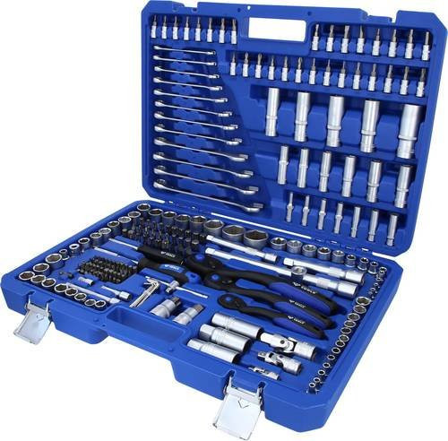 Brilliant Tools Steckschlüsselsatz 216-teilig aus Chrome Vanadium in Blau - Bild 1