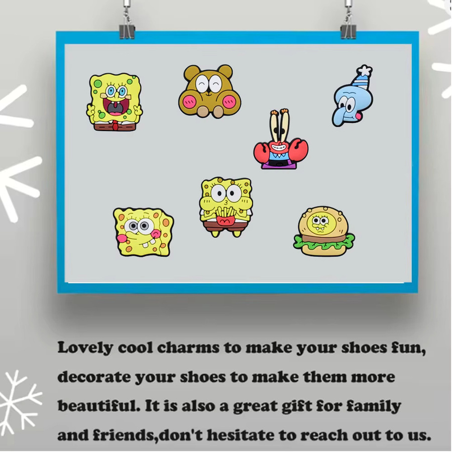 Potdemiel SpongeBob Schwammkopf Schuhanhänger für Clogs - Bild 3