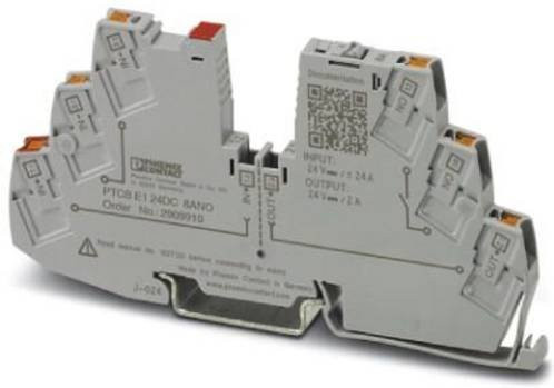 Phoenix Contact 2909910 PTCB E1 24DC/8A NO Schutzschalter 1 Schließer Grau - Bild 1
