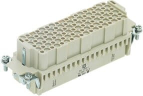 Harting Einsatz 09161083101 aus Kunststoff in Grau und Beige - Bild 1