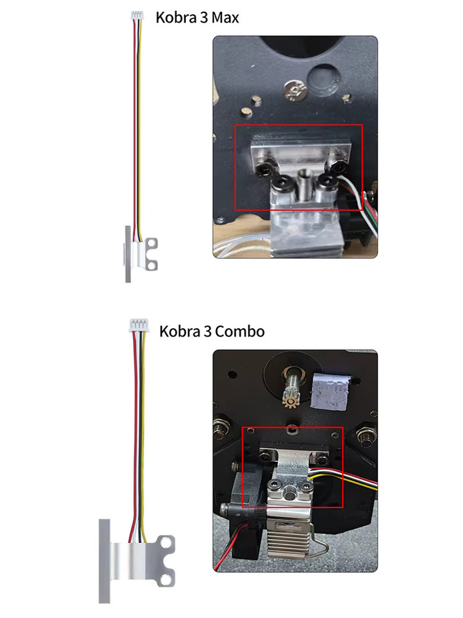 Anycubic Dehnungsmesser mit temperaturbeständigem Draht für Kobra 3 Max und Kobra 3 Combo 3D-Drucker Ersatzteil - Bild 3