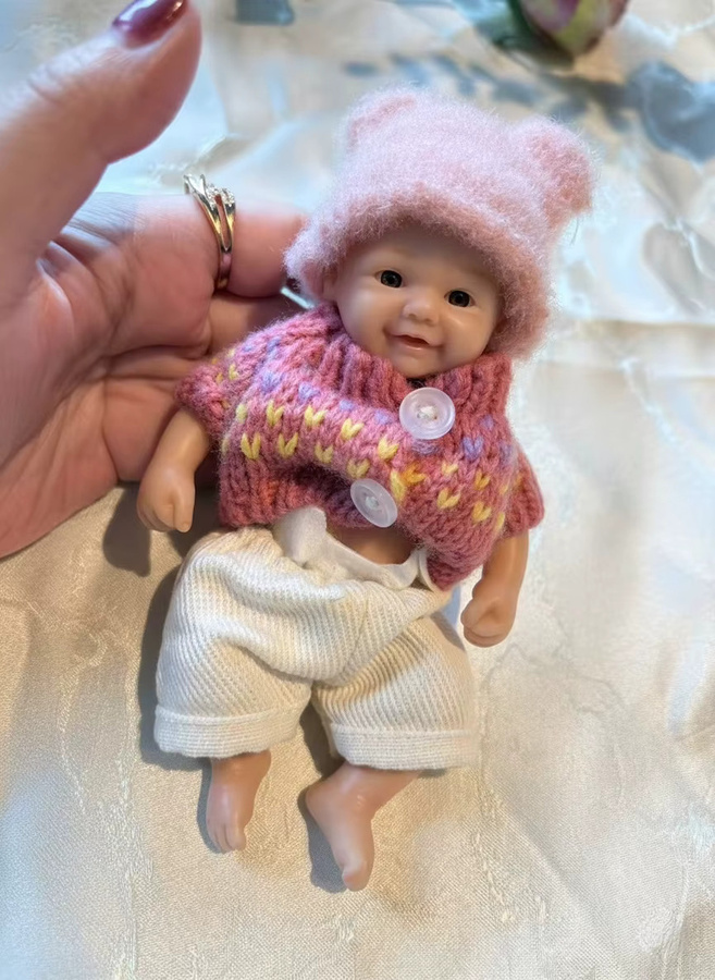 AizwaX Reborn Mädchen Puppe, Silikon, Bunt / Mehrfarbig - Bild 3