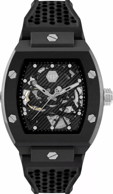 Philipp Plein Herrenuhr Automatik, Keramik, Schwarz, 44 mm - Bild 1