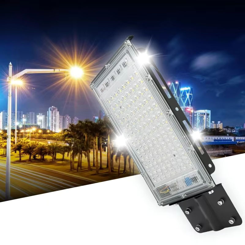 DSELCHUN 100W LED Außenflutlicht IP65 Wasserdichte Wandleuchte in Schwarz für Garten und Straße - Bild 6