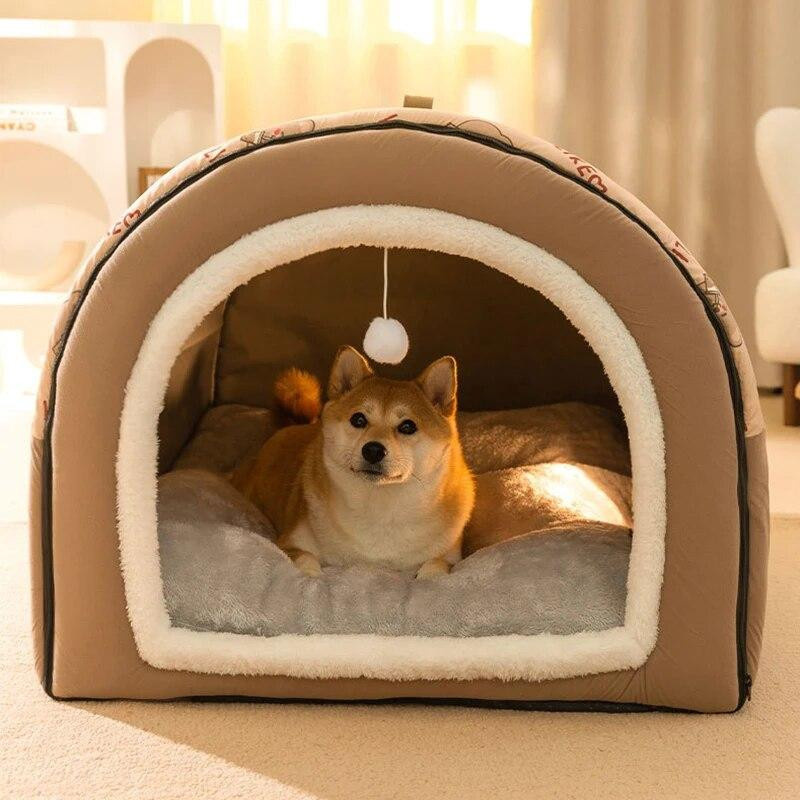 KaCoshi Hundehütte als Nest für Hunde und Katzen, grün, B/T/H: 40 x 35 x 35 cm - Bild 5