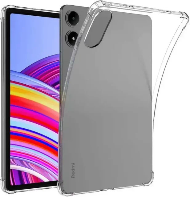 Transparente Silikon-Schutzhülle für Xiaomi Poco Pad und Redmi Pad Pro 12,1 Zoll (2024) mit Air-Bags und stoßfestem Schutz - Bild 1