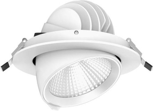 Opple LED Einbau- und Aufbaustrahler 541003101500 in Weiß, rund, verstellbar - Bild 1