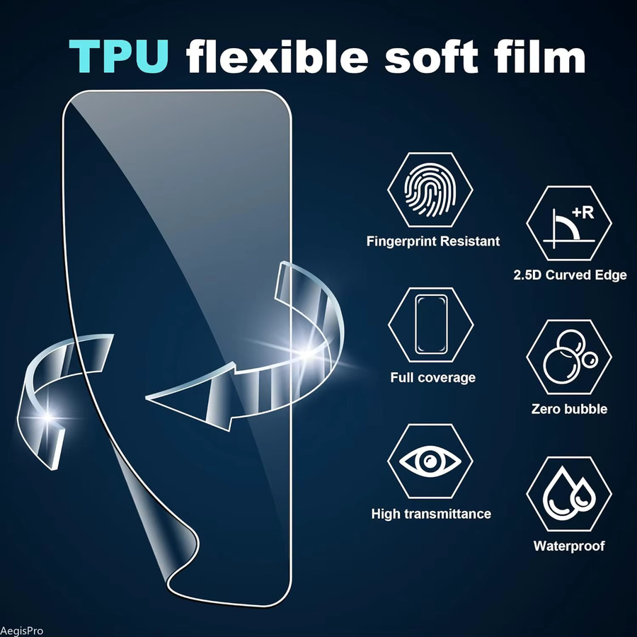 Samsung Hydrogel-Displayschutzfolie und Kameraobjektivfolie für Z Flip 7, Z Flip 6 und Z Flip 5, transparent, kratzfest mit vollständigem Schutz - Bild 4