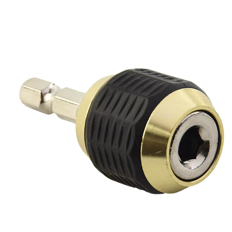 VIBRATITE 2er Set Schnellspannbohrer mit Sechskantschaft 60 mm und 1/4 Zoll Adapter aus Kohlenstoffstahl - Bild 2