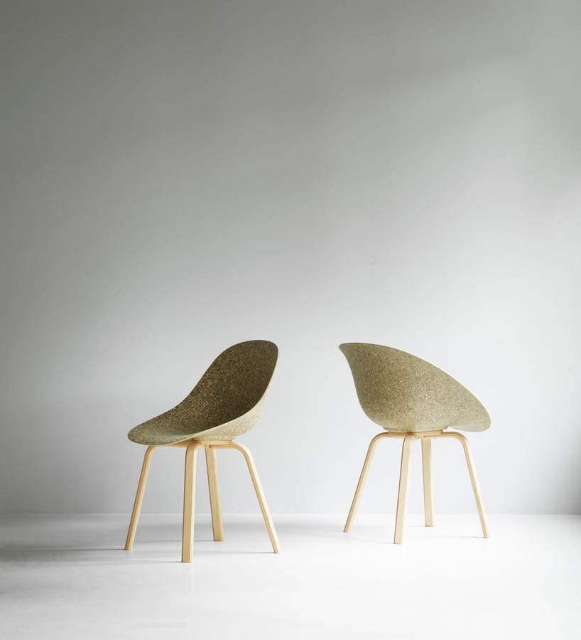Normann Copenhagen Mat Stuhl aus Buche und Hanf in Green Matt - Bild 2