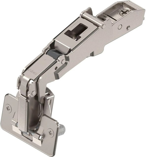 Blum Clip Top Weitwinkelscharnier 170 Grad Gerade mit Feder, vernickelt, zum Einpressen - Bild 1