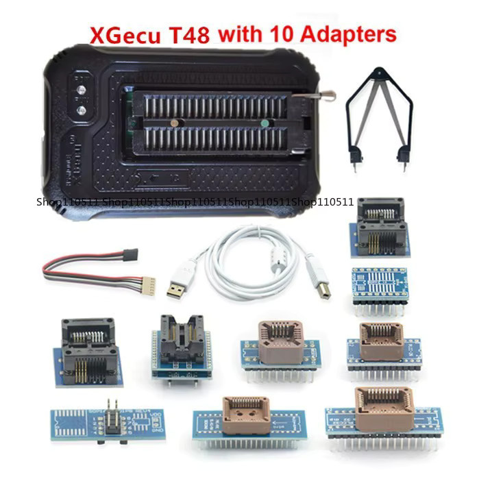 XGecu T48 Universal-Modul TL866II plus in Schwarz - Bild 2