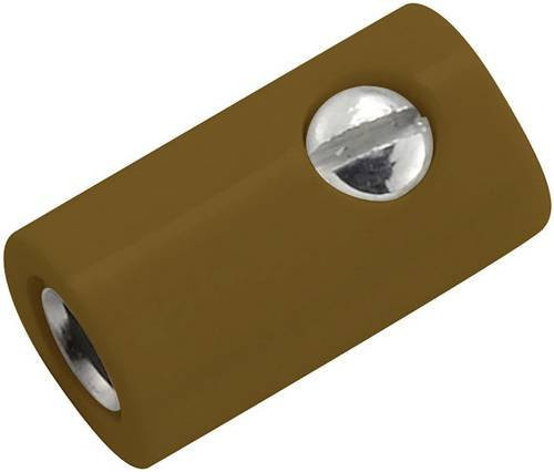 Kahlert Licht Miniatur-Laborbuchse, gerade, Stift-Ø: 2.6 mm, Braun - Bild 1