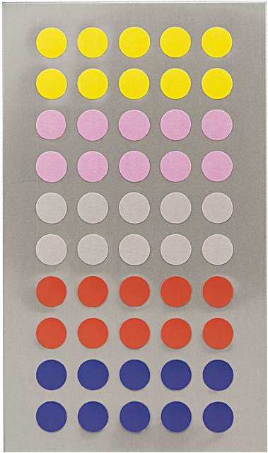 Rico Design Paper Poetry Office Sticker Bunte Punkte 8mm 4 Bogen - Bild 1