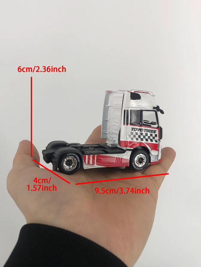 Maisto Mercedes-Benz Actros 1851 Modellauto, 1:64, Metall - Bild 4