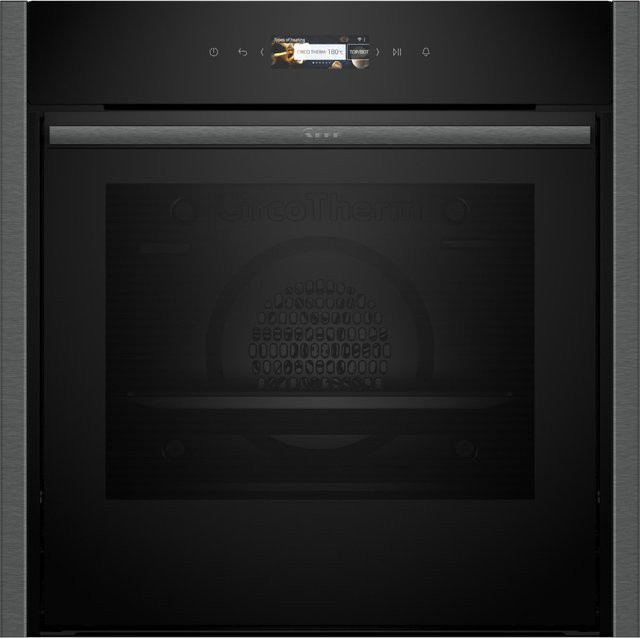 Neff Einbaubackofen B54CR71G0 in Graphit mit WLAN, Heißluftgrill, Pyrolyse-Selbstreinigung und Rapid Preheat - Bild 1