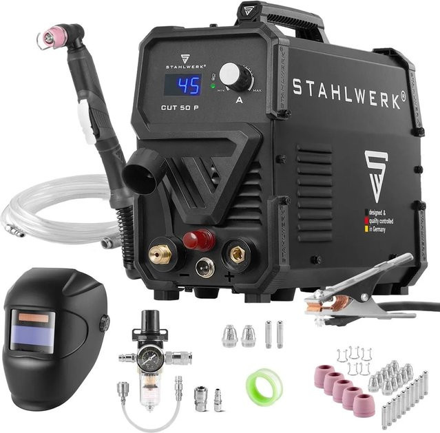 STAHLWERK Plasmaschneider CUT 50 P Vollausstattung in Schwarz mit 45 Ampere - Bild 1