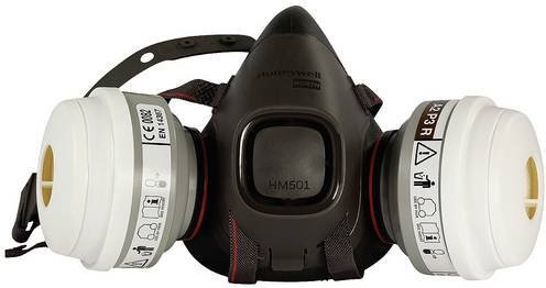 Honeywell Atemschutz Halbmasken-Set HM501 HM50055PSS A2P3 R in Schwarz - Bild 1