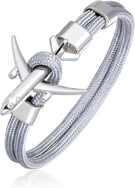 YIRAN Jewelry Armband, Messing, Flugzeug Anker, Bunt, Unisex, 23cm - Bild 1