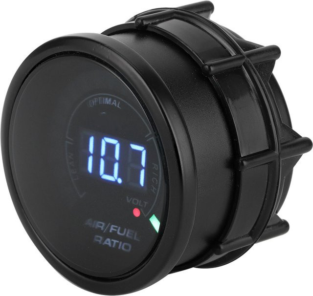 Neoglint 2in 1 12V Luft-Kraftstoff-Gemischmesser und Voltmeter mit LED Digitalanzeige in Schwarz - Bild 1